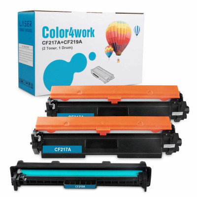 Color4work Compatible Brother TN-760 TN760 Toner Cartridge 2-Pack + DR-730 DR730 Drum Unit 1-Pack Kit (3-Pack), use for Brother MFC-L2710DW HL-L2350DW HL-L2370DW HL-L2395DW DCP-L2550DW Printer